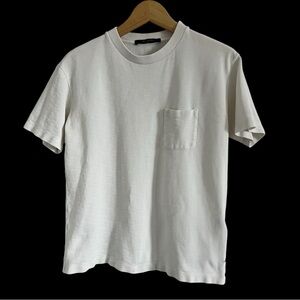 Louis Vuitton Auth Monogram Men's White T-Shirt Size Small
